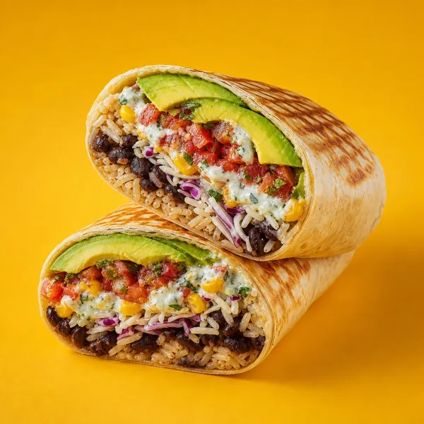 Avocado & Black Bean Wrap